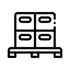 parcel line icon