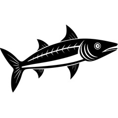 Stunning Barracuda Vector Illustration