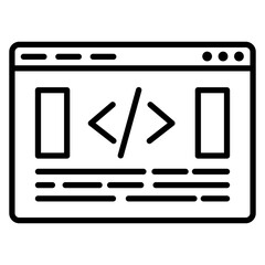 Website Coding Icon