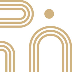 Obraz premium Scandinavian Geometric Shape