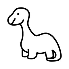 Diplodocus Lineart
