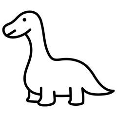 Brachiosaurus Lineart