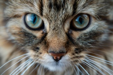 Close-up portrait. Front view. Adorable Border looking at camera.