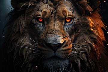 Naklejka premium The dolphins perform during a dolphin show with their coaches at the national zo, generative IA