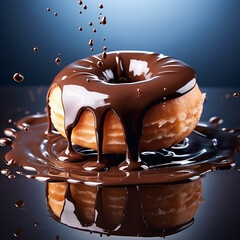 chocolate covered donut