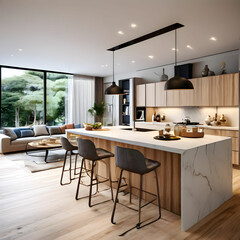 Modern kitchen interior
AI Generated