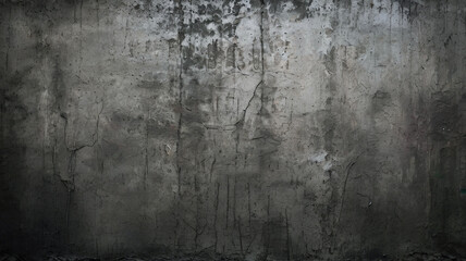 Grungy, textured wall with cracks and stains, ideal for backgrounds and industrial themes.