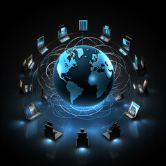 global communication concept