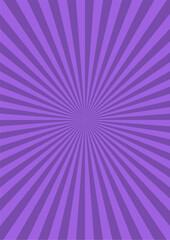 シンプルな集中線　サンバースト　紫　パープル　素材　バナー　背景　縦　縦長  バナー