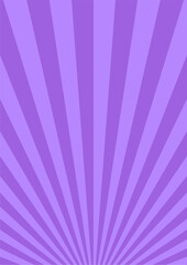 シンプルな集中線　サンバースト　紫　パープル　素材　バナー　背景　縦　縦長  バナー