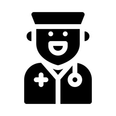 medical glyph icon