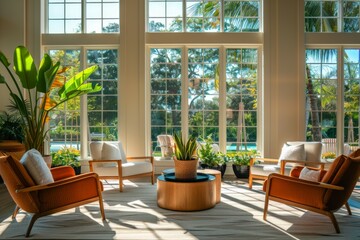 Modern Sunlit Conservatory