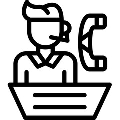 Call Center Dashboard Icon