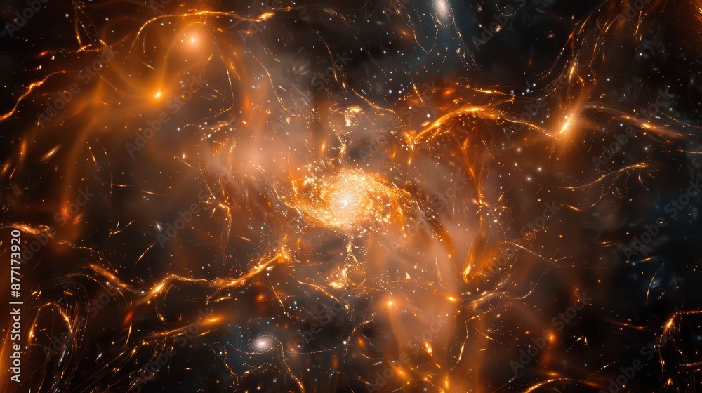 Wall mural cosmic web: intriguing connection between galaxy clusters