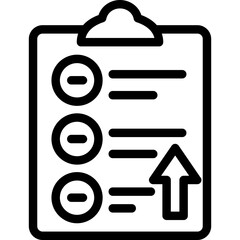 Fototapeta premium Prioritize Icon
