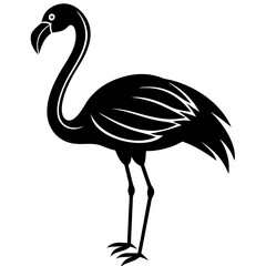 Elegant Flamingo Vector Illustration
