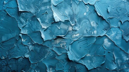 Fototapeta premium Urban Chic: Blue Stucco Texture with Trendy Animal Print Accents