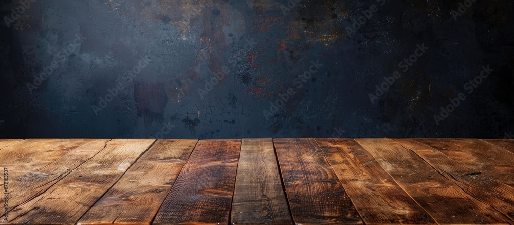 Leinwandbilder table set against a dark background with ample copy space image