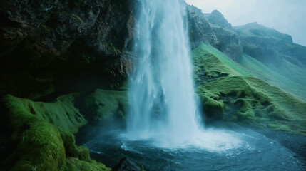 iceland waterfall
