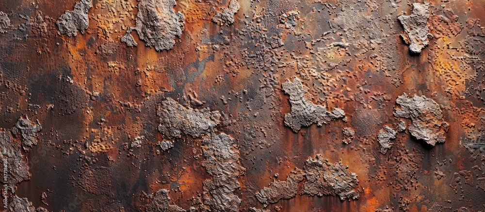 Aufkleber A front facing view of a rusty surface suitable for text as a graphic resource with copy space image