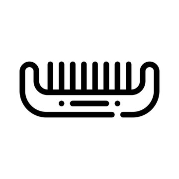 recommend clip art: comb line icon