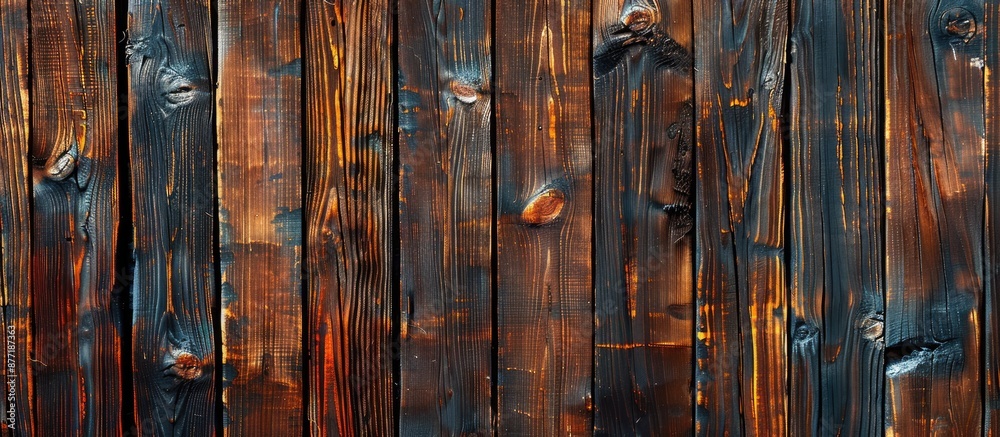 Poster background with a wooden texture ideal for copy space image