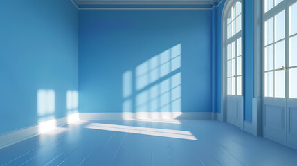Obraz premium Bright blue room