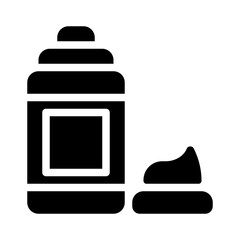 shaving foam glyph icon