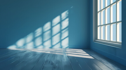 Obraz premium Bright blue room