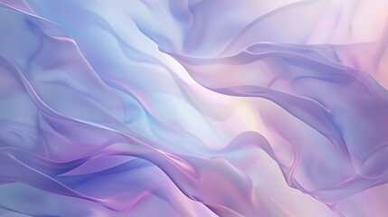 Fototapeta premium Abstract Flowing Fabric with Purple and Blue Hues