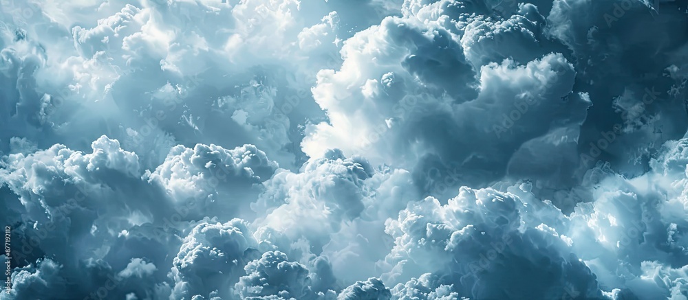 Poster storm clouds fill the sky ideal for copy space image