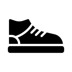 baby shoes glyph icon