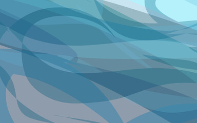 Fototapeta premium abstract background illustration of curved lines forming a vortex in the water on a blue background