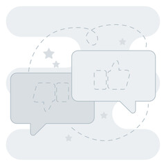 Empty review illustration, perfect for empty states user interface project