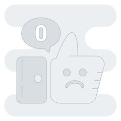 Empty review illustration, perfect for empty states user interface project