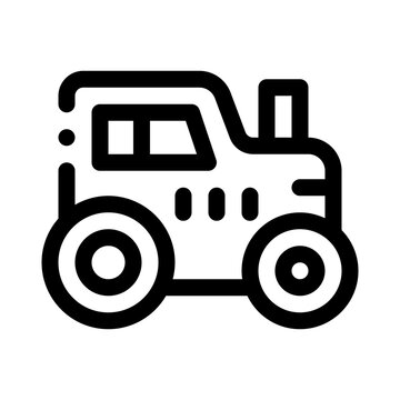 recommend clip art: Tractor line icon