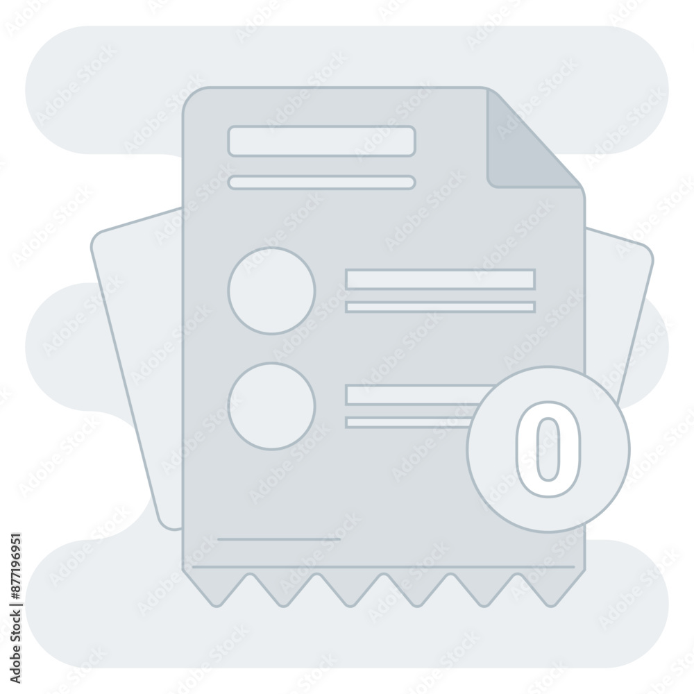 Wall mural empty transaction illustration, perfect for empty states user interface projects