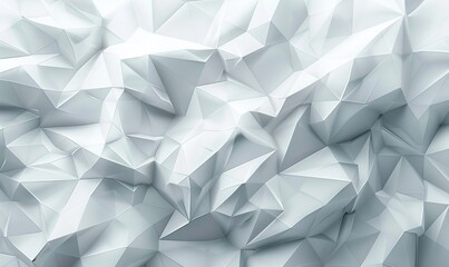Abstract White Geometric Background
