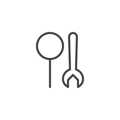 SEO Tools line icon