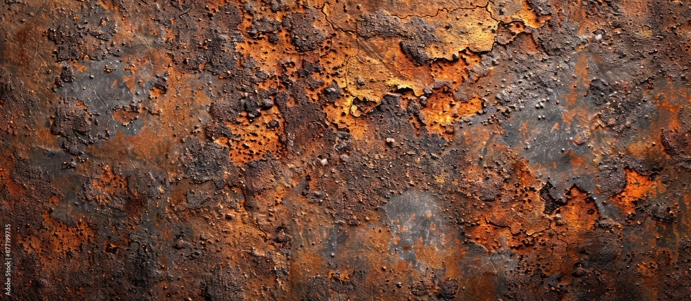 Aufkleber A front facing view of a rusty surface suitable for text as a graphic resource with copy space image