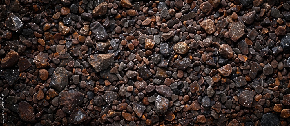 Poster granular dark brown close up for backgrounds and textures suited for copy space images