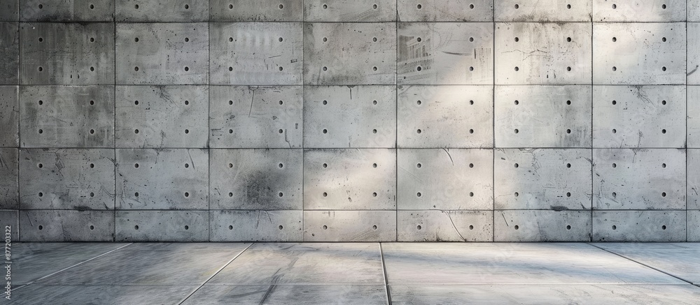 Poster A blank background with a concrete wall texture creates a suitable copy space image for various designs