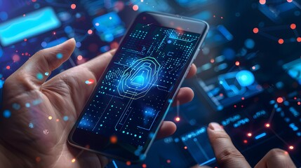 Seamless Multi-Factor Authentication: Password Entry, Phone Verification, Fingerprint Scan & Face Recognition for Trusted Security Experience