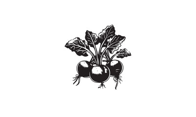 Beets Logo black Design Template