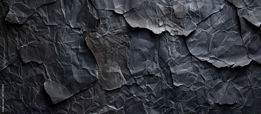 Poster Background showcasing a texture resembling black paper allowing for insertion of images or text in the copy space image