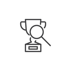 SEO Performance line icon