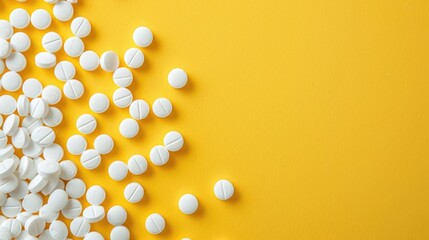 Amoxicillin tablets for medical use with space for text