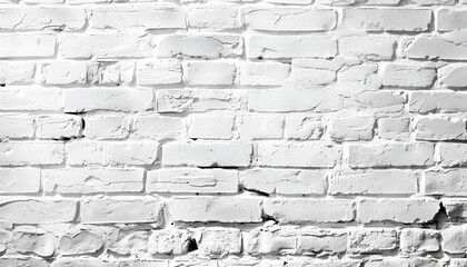 white brick wall background in rural room