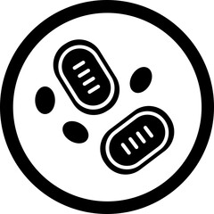 Thrombosis Vector Glyph Black Icon