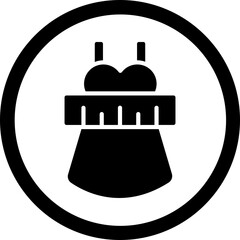 Fashion Design Vector Glyph Black Icon